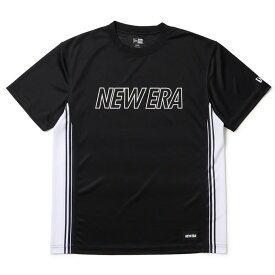【クーポン発行中！】 ニューエラ NEW ERA メンズ レディース バスケットボール ウエア トップス 半袖 Tシャツ バスケットボール 半袖 テック Tシャツ ブラック 14744503 【2026SS】