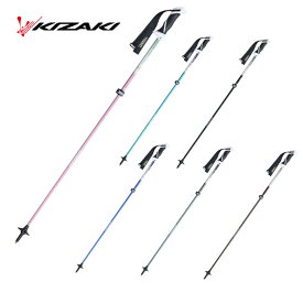 【2,000円OFFクーポン発行中】 KIZAKI キザキ スキーポール スキーストック 伸縮式 【2025-2026】 バリアス TL14 VARIOUS TL14 KPBE-9001 サイズ調整式ストック 90-120cm