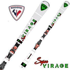 【2,000円OFFクーポン発行中】 【WAX加工】 ROSSIGNOL ロシニョール スキー板 【2024-2025】 SUPER VIRAGE VI OVERSIZE（スーパーヴィラージュ 6オーバーサイズ）+ NX 12 KONECT GW B80 BLACK HOTRED 【金具付き スキーセット】