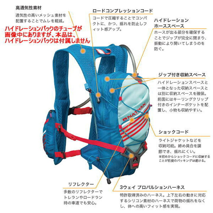 楽天市場】NATHAN ネイサン ハイドレーションバックパック Zeal ジール 
