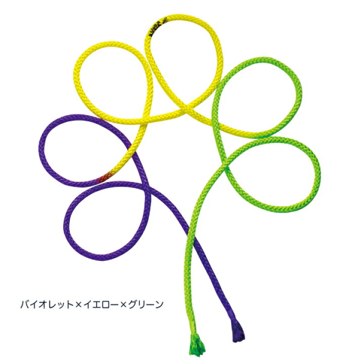 ササキスポーツ Sasaki 3色ロープ M 280g F 手具 新体操 M280gf