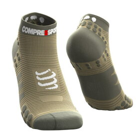 Compressport コンプレスポーツ ランニング プロレーシング ソックス V3.0 ラン ロー RSLV3-602 Dusty Olive マラソン ジョギング 靴下