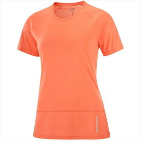 SALOMON サロモン 半袖Tシャツ CROSS RUN SS TEE W CORAL LC2131800 レディース ウイメンズ クロスラン SS ティー トレイルランニング ランニング アウトドア トレラン マラソン ショートスリーブ 吸汗速乾