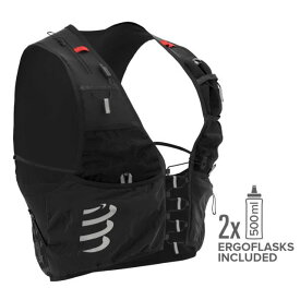 Compressport コンプレスポーツ トレイルランニング ランニングベスト UltRun S Pack Evo 10 CU00088B Black 10L ウルトラン Sパック ザック リュックサック バッグ トレランザック マラソン ランニング アウトドア 登山 トレッキング メンズ レディース ユニセックス