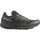 SALOMON サロモン トレイルランニングシューズ PULSAR TRAIL Black/Black/Green L47385200 パルサートレイル メンズ …