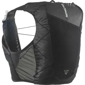 SALOMON �T������ �x�X�g �o�b�N�p�b�N ACTIVE SKIN 12 SET LC2177400 BLACK/METAL �A�N�e�B�u�X�L��12�Z�b�g �g�������U�b�N �����j���O�x�X�g �����b�N�T�b�N �n�C�h���[�V���� �o�R �g���b�L���O �����Y