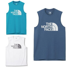 THE NORTH FACE ザノースフェイス ランニング タンクトップシャツ S/L GTD Logo Crew NT12375 スリーブレスGTDロゴクルー メンズ ノースリーブ カットソー トレラン トレイルランニング マラソン ジョギング 吸汗速乾 抗菌防臭 UVケア 紫外線対策