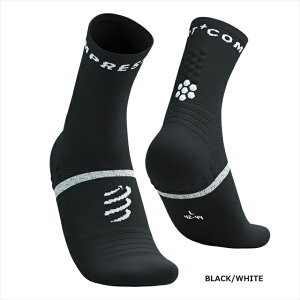 Compressport RvX|[c v}\\bNX Pro Marathon Socks V2.0 jZbNX SMCU378 BLACK/WHITE Y fB[X }\ jO WMO C }h~ ʋC h~ ~