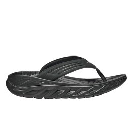 HOKA ONE ONE ホカ オネオネ リカバリーサンダル M ORA RECOVERY FLIP 1099675 BLACK/DARKGULLGRAY メンズ オラリカバリー フリップ トングサンダル ビーサン ビーチサンダル リラックス カジュアル アウトドア スポーツ 鼻緒 草履