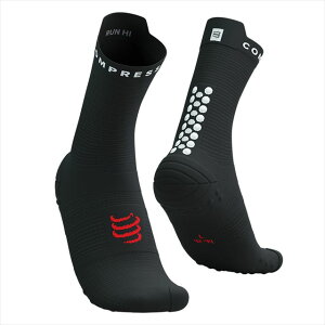 Compressport RvX|[c jO\bNX Pro Racing Socks v4.0 Run High XU00046B9027 BLACK/WHITE v [VO\bNX V4.0  nC ~jN[ }\ [h jO gCj