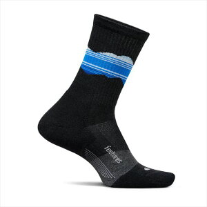 Feetures �t�B�[�`���[�Y �����j���O�\�b�N�X TRAIL MAX CUSHION MINI CREW 4400120151242 BlueRidgeCharcoal �g���C�� �}�b�N�X�N�b�V���� �~�j�N���[ �C�� �A�[�`�T�|�[�g �����Y ���f�B�[�X �X�|�[�c�\�b�N�X 