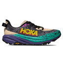 HOKA ONE ONE ホカ オネオネ M SPEEDGOAT 6 1147791 OATMEAL/MOUNT メンズ スピードゴート6 幅D 厚底 トレイルランニングシューズ トレラン ハイキング トレッキング 登山 スニーカー 靴 クッション ウォーキング 軽量 軽い 普段履き