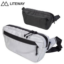 LITEWAY ライトウエイ ウエストポーチ FANNY PACK ULTRA ファニーパックウルトラ ウエストバッグ ヒップバッグ ショルダーバッグ 登山 トレッキング アウトドア フェス トラベル 旅行 ハイキング 軽量 丈夫 ダイニーマ ULTRA200X メンズ レディース ユニセックス