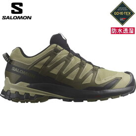 SALOMON サロモン トレイルランニングシューズ メンズ XA PRO 3D V9 GTX L47270400 DRIED XAプロ 3D ゴアテックス GORE-TEX 防水透湿 トレランシューズ トレイルシューズ アウトドアシューズ スニーカー ハイキング 登山 山登り トレッキング ローカット