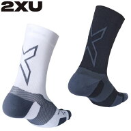 2XU ランニングソックス Vectr Light Cushion Crew Compression Socks UA7005E ベクター ウルトラライト…