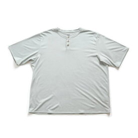 Bring ブリング BW0107 WUNDERWEAR IMMERSION Henry Neck T-shirt ライトグレー ワンダーウェア イマージョン ヘンリーネックTシャツ ショートスリーブ 半袖 ウール51% 登山 トレッキング アウトドアトレイルランニング トレラン メンズ レディース ユニセックス
