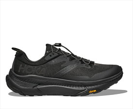 HOKA ONE ONE ホカ オネオネ W TRANSPORT GTX 1133958F BLACK レディース ウイメンズ トランスポート 幅B カジュアル アウトドア ウォーキングシューズ ゴアテックス 防水透湿 GORE-TEX トラベル ビブラムソール 旅行 スニーカー 靴 クッション