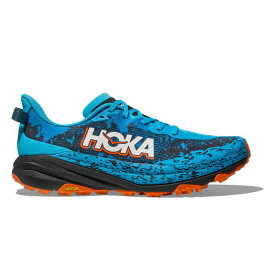 HOKA ONE ONE ホカ オネオネ M SPEEDGOAT 6 1147791 SKY/BLACK メンズ スピードゴート6 幅D 厚底 トレイルランニングシューズ トレラン ハイキング トレッキング 登山 スニーカー 靴 クッション ウォーキング 軽量 軽い 普段履き