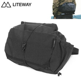 【予約・納期未定】LITEWAY ライトウエイ ウエストポーチ HIP PACK ヒップパック 10L ウエストバッグ ヒップバッグ 登山 トレッキング アウトドア フェス トラベル 旅行 ハイキング バイクパッキング オートバイ 軽量 丈夫 ECOPAK EXP EXP200 メンズ レディース ユニセックス