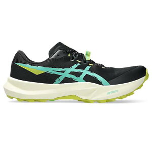asics �A�V�b�N�X �g���C�������j���O�V���[�Y FUJI LITE 6 Black/Aurora Green �����Y �t�W���C�g �x�m �g������ �n�C�L���O �g���b�L���O �o�R �X�j�[�J�[ �E�H�[�L���O �y�� �y�� ���i���� FF BLAST PLUS