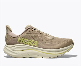 HOKA ONE ONE ホカ オネオネ M CLIFTON 10 1162030 RAW LINEN/STONE メンズ クリフトン10 幅D 厚底 ランニングシューズ マラソン ジョギング ロード ランシュー スニーカー 靴 クッション ウォーキング 軽量 軽い 普段履き 陸上