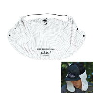 Clef クレ アウトドアキャップ用サンシェード HARSH ADVENTURE SHADE BC005 White ハーシュ アドベンチャ…