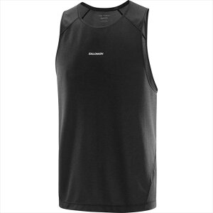 SALOMON �T������ SHAKEout CORE TANK M DEEP BLACK �����Y �^���N�g�b�v T�V���c �V�F�C�N�A�E�g �R�A �^���N �e�B�[ �����Y �m�[�X���[�u ���� �y�� �g���C�������j���O �g������ �}���\�� �W���M���O 