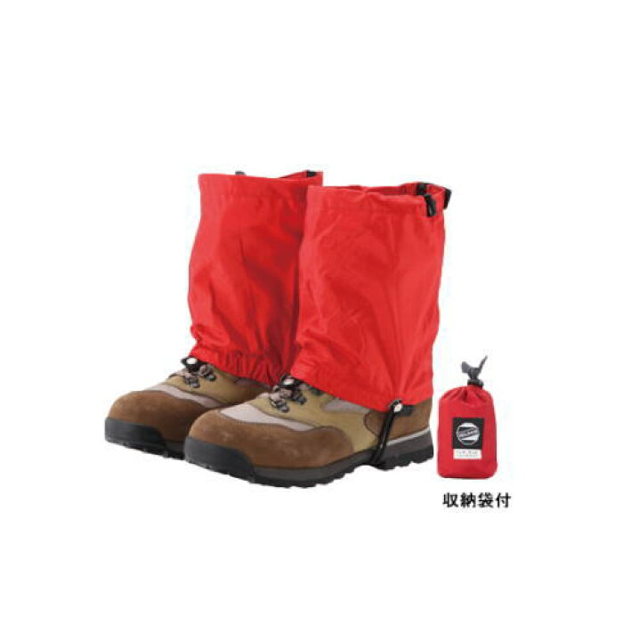 ISUKA イスカ ゲーター 登山 ハイキング トレッキング 防水透湿性 ウェザーテック ショートスパッツ 247219 レッド スポーツダイアリー イスカ(ISUKA) ウェザーテック ショートスパッツ 247219 レッド