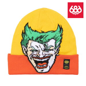 {Ki VbNXGCgVbNX r[j[ 22-23 686 BATMAN KNIT BEANIE Yellow jbgLbv Xq Xm[{[h