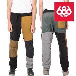 yGg[őSiP10{X[p[SALEz {Ki VbNXGCgVbNX Xm[{[hEFA pc 22-23 686 MEN'S THERMAL FLEECE PANT Goblin Green Colorblock Y t[X Xm[{[h