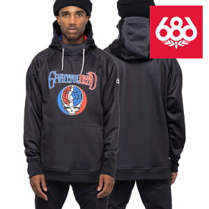 {Ki VbNXGCgVbNX Xm[{[hEFA t[fB p[J[ 22-23 686 MEN'S BONDED FLEECE PULLOVER HOODY Grateful Dead Black Y t[X vI[o[ p[J[ Xm[{[h
