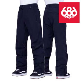 スノーボード ウェア パンツ シックスエイトシックス 686 MEN'S GORE-TEX GT PANT Black メンズ 男性 ゴアテックス 23-24 日本正規品