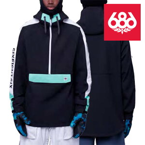 {Ki Xm[{[h EFA WPbg VbNXGCgVbNX 686 MEN'S WATERPROOF ANORAK Black Colorblock Y j AmbN 23-24