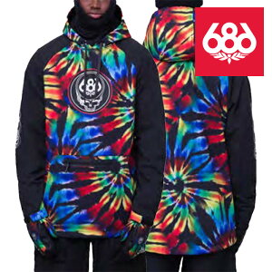 {Ki Xm[{[h EFA WPbg VbNXGCgVbNX 686 MEN'S WATERPROOF HOODY Grateful Dead Black Tie Dye Y j t[fB p[J[ 23-24
