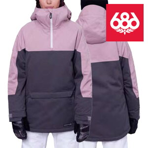 {Ki Xm[{[h EFA WPbg VbNXGCgVbNX 686 WOMEN'S UPTON INSULATED ANORAK Charcoal Colorblock fB[X  AmbN 23-24