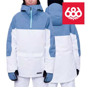 {Ki Xm[{[h EFA WPbg VbNXGCgVbNX 686 WOMEN'S UPTON INSULATED ANORAK Steel Blue Colorblock fB[X  AmbN 23-24