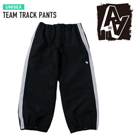 【P最大46倍・要エントリー 6/11 1:59迄】スノーボード ウェア パンツ ダブルエー ハードウェア AA HARDWEAR CO. TEAM TRACK PANTS Black/White REGULAR FIT UNISEX メンズ レディース 男性 女性 23-24 日本正規品