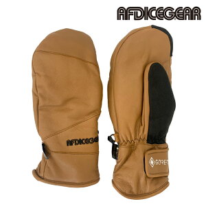 {Ki Xm[{[h O[u G[GtfB AFDICEGEAR LEATHER MITT GLOVE Camel GORE-TEX SAebNX ~bg ~g  Y fB[X 23-24