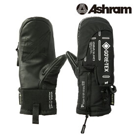 スノーボード グローブ アシュラム ASHRAM ARMA Black GORE-TEX アルマ ゴアテックス スキー ミット ミトン 手袋 23-24 日本正規品