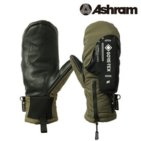 スノーボード グローブ アシュラム ASHRAM ARMA Olive GORE-TEX アルマ ゴアテックス スキー ミット ミトン 手袋 23-24 日本正規品