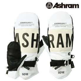 【P最大46倍・要エントリー 6/11 1:59迄】スノーボード グローブ アシュラム ASHRAM DOGMA White GORE-TEX ドグマ ゴアテックス スキー ミット ミトン 手袋 23-24 日本正規品