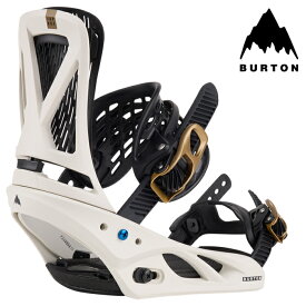 【P最大47倍・要エントリー 4/27 9:59迄】スノーボード ビンディング バートン BURTON WOMEN'S ESCAPADE Re:Flex White/Gold エスカペイド リフレックス バインディング レディース 女性 23-24 日本正規品