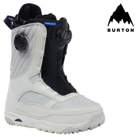 【P最大46倍・要エントリー 6/11 1:59迄】スノーボード ブーツ バートン BURTON WOMEN'S LIMELIGHT BOA WIDE Stout White ライムライト ボア ワイド レディース 女性 BOAフィットシステム 23-24 日本正規品