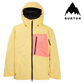 スノーボード ウェア ジャケット バートン BURTON MEN'S [AK] CYCLIC GORE-TEX 2L JACKET Buttermilk/Reef Pink メンズ 男性 ゴアテックス 23-24 日本正規品