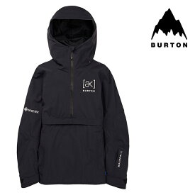 【P最大46倍・要エントリー 5/27 1:59迄】スノーボード ウェア ジャケット バートン BURTON WOMEN'S [AK] KIMMY GORE-TEX 2L ANORAK JACKET True Black レディース 女性 ゴアテックス アノラック 23-24 日本正規品