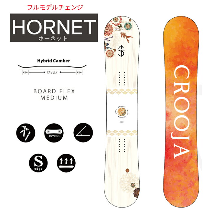 楽天市場】日本正規品 スノーボード 板 クロージャ CROOJA HORNET 