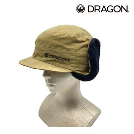 スノーボード キャップ ドラゴン DRAGON FLAP CAP Sand/Black フライトキャップ 帽子 スキー 23-24 日本正規品