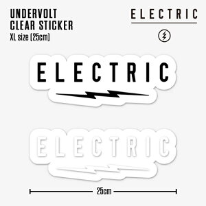 ylR|Xz {Ki GNgbN XebJ[ ELECTRIC UNDERVOLT CLEAR STICKER XLTCY A_[{g NA XebJ[ S V[ ނ Xm[{[h 2024
