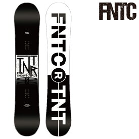 【P最大46倍・要エントリー 5/27 1:59迄】スノーボード 板 エフエヌティーシー FNTC TNT R Black/White Camber UNISEX キャンバー メンズ レディース 男性 女性 23-24 日本正規品