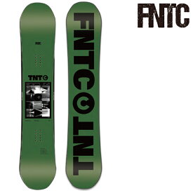 【P最大46倍・要エントリー 5/27 1:59迄】スノーボード 板 エフエヌティーシー FNTC TNT C Green Camber UNISEX キャンバー メンズ レディース 男性 女性 23-24 日本正規品